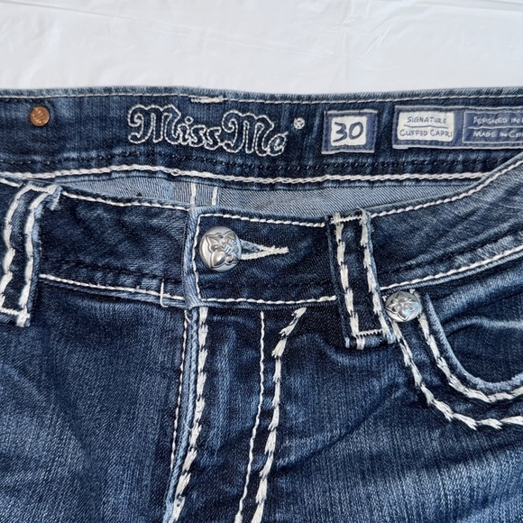 MissMe Women's Dark Blue Jeans - Picture 5 of 8